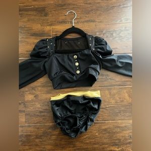 Girls 2 piece jazz or tap costume